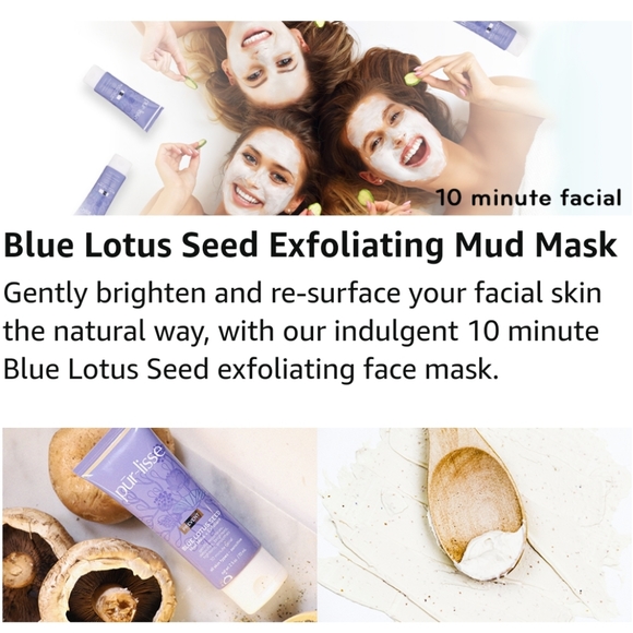 ☆purlisse Blue Lotus Seed Mud Mask & Exfoliant - Picture 2 of 7